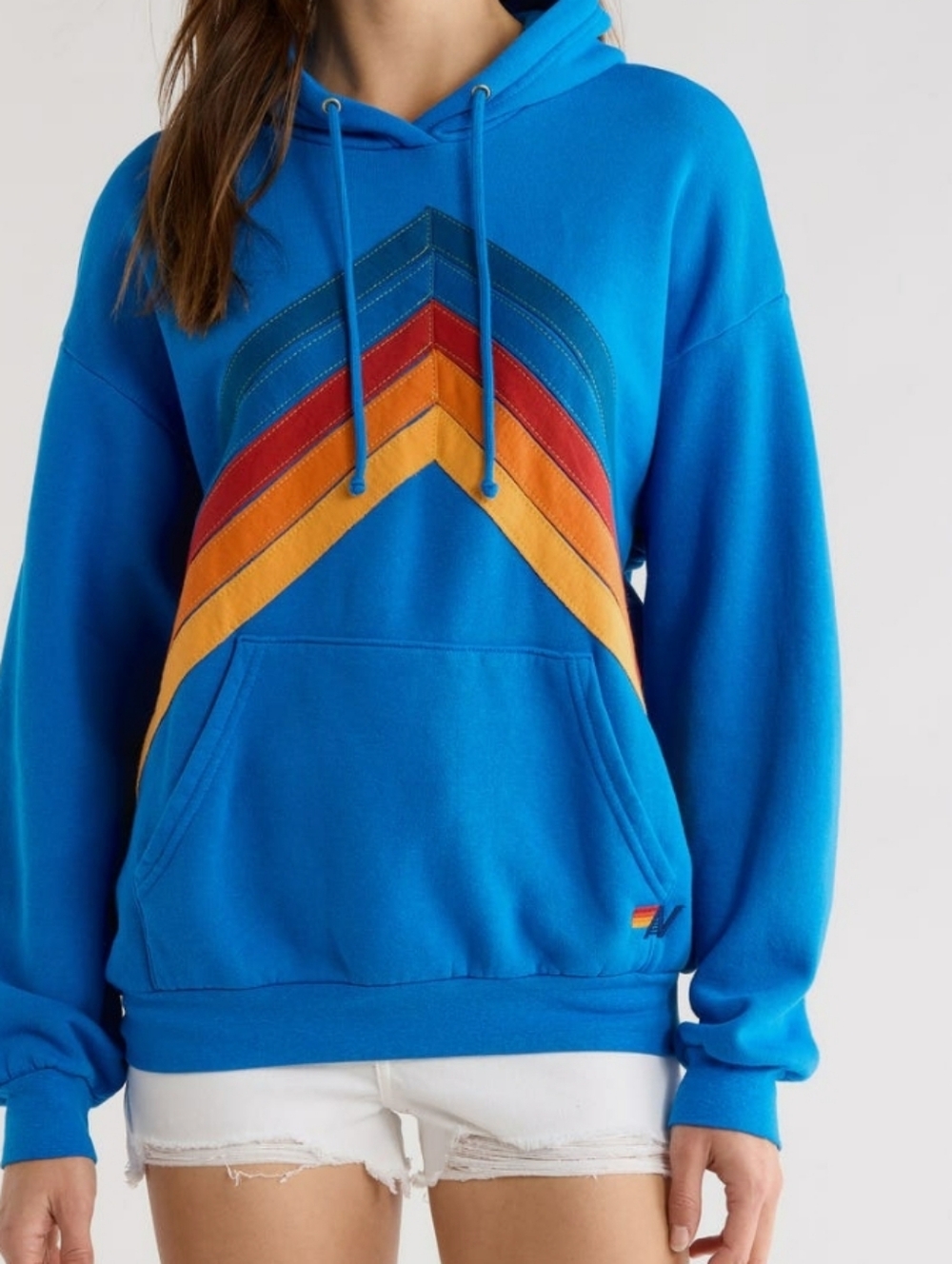 Aviatot Nation Mountain Stitch Chevron Hoodie